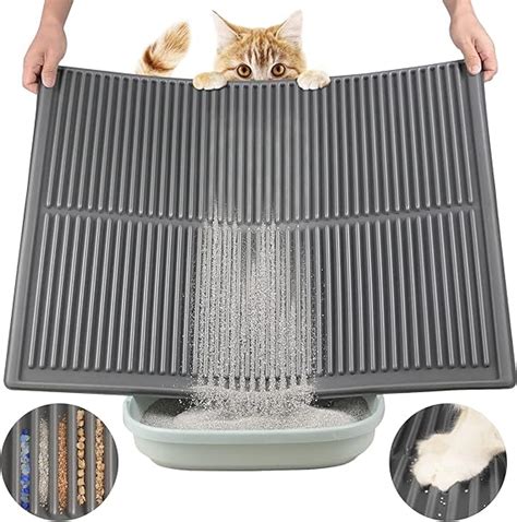 Amazon.com: Cat Litter Mat for Kitty Litter Box: Kitty Litter Mats - Litter Pad - Pet Mats for ...