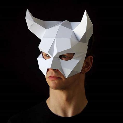 The Low-Poly Paper Masks Ready for Your Halloween Party | Gadgetsin