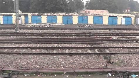 Leaving Tundla Junction aboard the Howrah-New Delhi Poorva Express ...