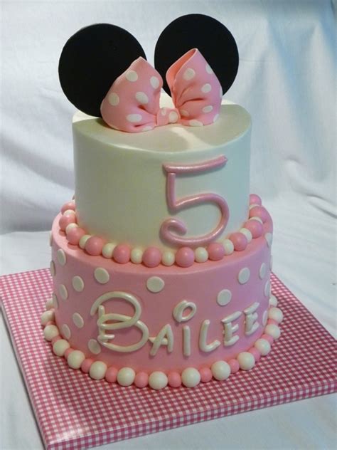 Minnie Mouse Cake - CakeCentral.com