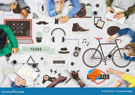 Youth Social Media Technology Lifestyle Concept Stock Image - Image of ...