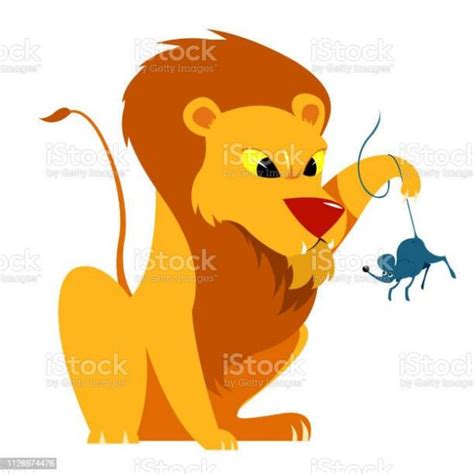 The Lion and the Mouse Clipart - StoryRes.com (Story Reservoir)