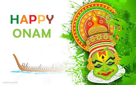 25 Beautiful Onam Greeting Card Designs and Onam Wishes