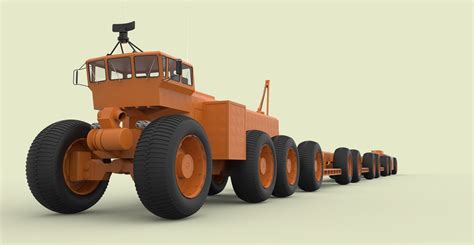 Overland trains mark ii 3D model - TurboSquid 1241411