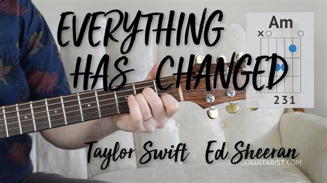 Everything Has Changed Chords - Sheet and Chords Collection