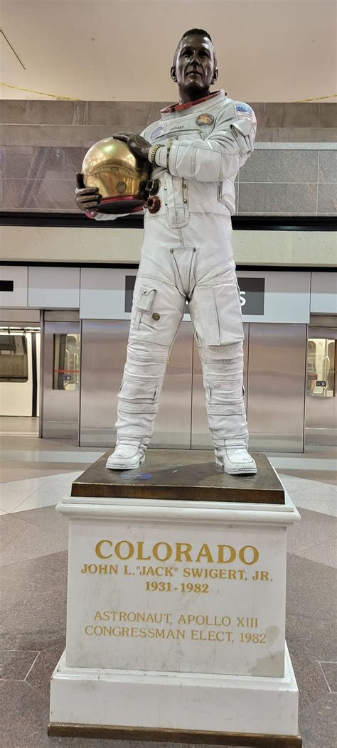 Jack Swigert Statue – Denver, Colorado - Atlas Obscura