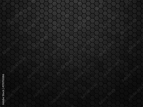 Abstract black texture background hexagon Stock Vector | Adobe Stock