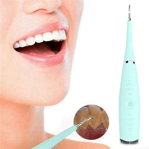 Portable Electric Sonic Dental Scaler Tooth Calculus Remove Tooth Wihtening Tool Green - Walmart.com