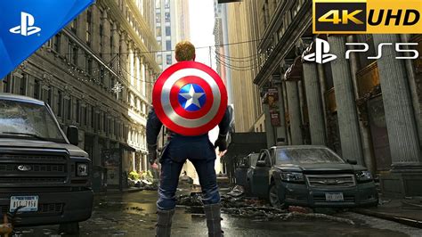 (PS5) Marvels CAPTAIN AMERICA GAMEPLAY | Marvel Avengers ULTRA Graphics Gameplay PS5 4K 60FPS ...