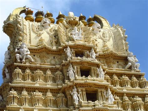 Mysore Chamundeshwari Temple In India Stock Photo - Image of culture ...