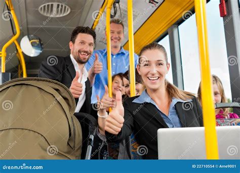 Passengers in a bus stock photo. Image of buggy, riding - 22710554