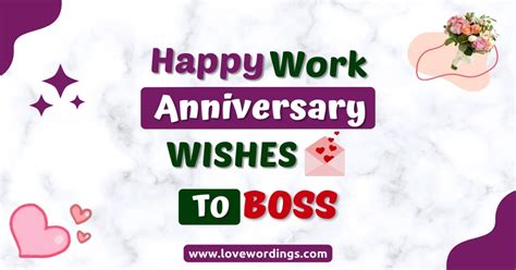 45+ Amazing Work Anniversary Wishes To Boss [2023]