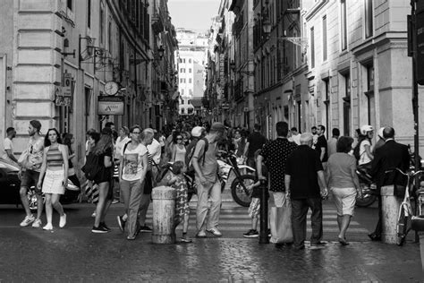 People in the street of Rome | Rome, Street photography, Street