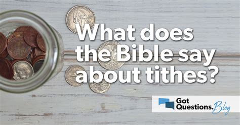 What does the Bible say about tithing?