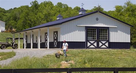 Morton Buildings Horse Barn in Franklin, Tennessee | Barn plans, Horse barn, Equestrian building