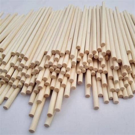 Wooden Dowel Rods 3/8 X 12 Bag of 25 - Etsy