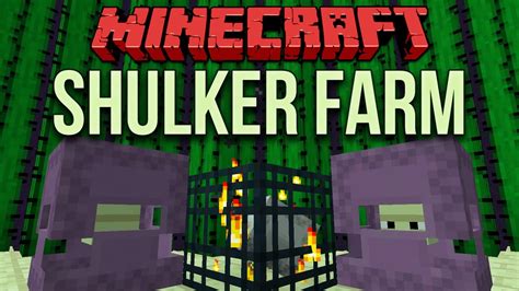 Minecraft 1.11: Automated Shulker Farm (With Mob Spawner) - YouTube