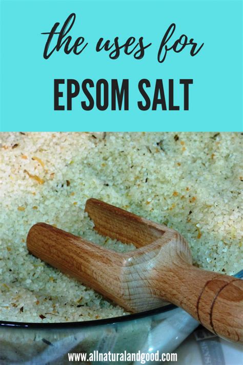 All Natural Uses for Epsom Salt