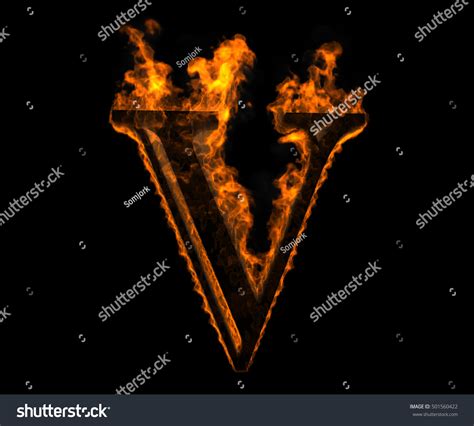 Fire Alphabet 3d Rendering Stock Illustration 501560422 | Shutterstock