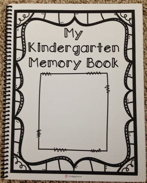 Kindergarten Memory Book | TheHappyTeacher