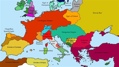 A different Europe, religiously and territorially, circa 1100. : r/imaginarymaps
