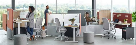 Modern Office Workstation Desks | Modern Desks - BE Furniture