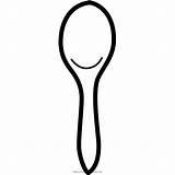Spoon Coloring Page  Free spoon For Kids Ultra sketch template