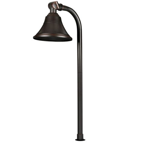 Hampton Bay Low-Voltage Oil-Rubbed Bronze Outdoor Integrated LED Path ...