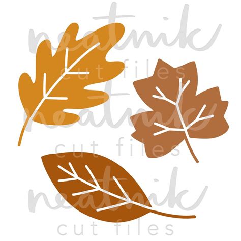 Autumn Leaves SVG Fall Leaves SVG Leaves SVG Leaf Cut File - Etsy