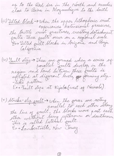 1. What is faulting? Discuss the landforms associated with faulting ...