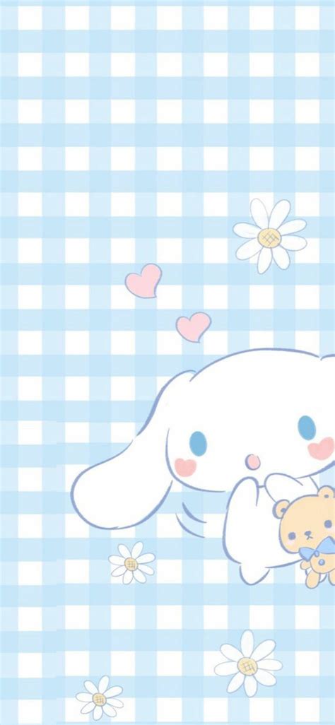 Download Cute Light Blue Cinnamoroll Cartoon Wallpaper | Wallpapers.com