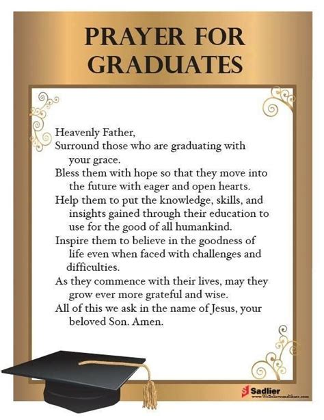 Pin by Goldie Breaux on Prayers | Graduation prayers, Graduation poems, Graduation message