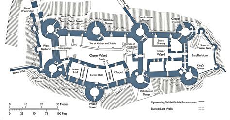 Plan of Conwy Castle (Illustration) - World History Encyclopedia