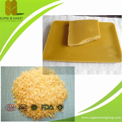 Yellow Color Filtering Beeswax Sheets Bulk 25kgs/Bag Without Additives