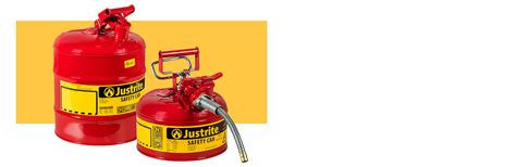 Gas Cans | OSHA Approved Justrite Safety Can | Justrite