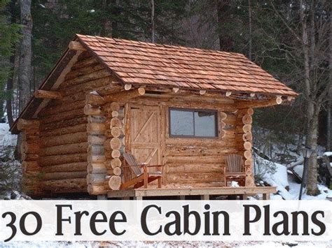 30 Free Cabin Plans for DIY'ers