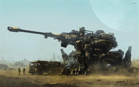 Futuristic tank wallpaper - Fantasy wallpapers - #24978