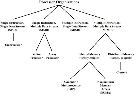 1: A taxonomy of parallel processor architectures | Download Scientific ...