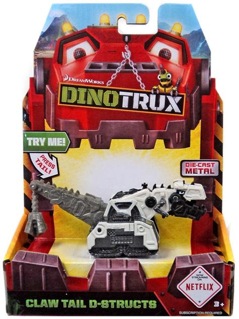 Dinotrux Claw Tail D-Structs Diecast Figure Mattel Toys - ToyWiz