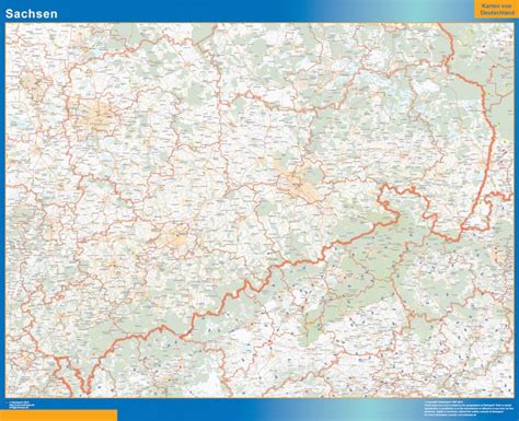 Biggest Sachsen map