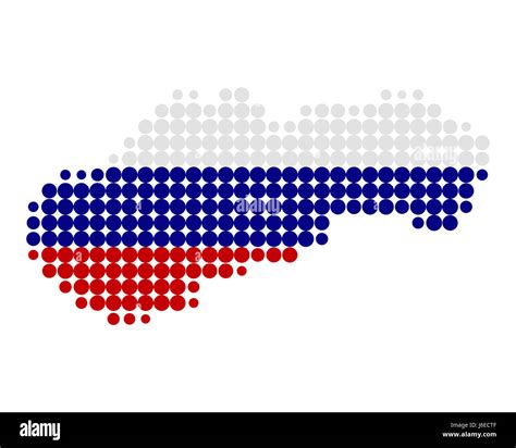 map and flag of slovakia Stock Photo - Alamy