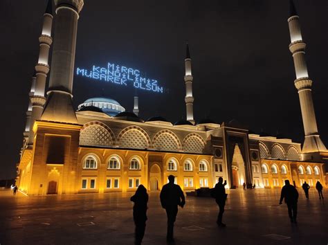 Islamic Mosques At Night