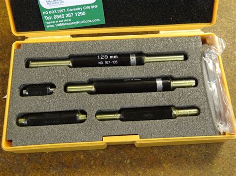 Mitutoyo Set of Calibration Micrometer Bars. 25mm - 125mm - 1st Machinery