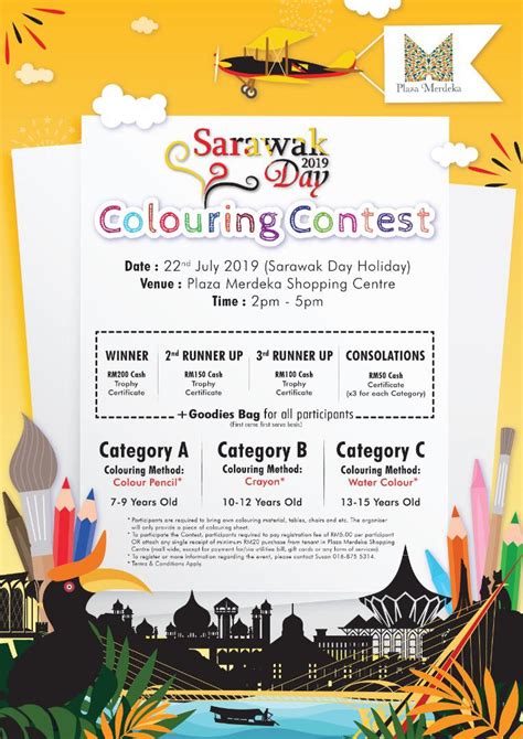 merdeka colouring contest 2019 - Bella Black