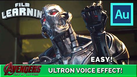 Ultron Voice Effect Adobe Audition Tutorial! | Film Learnin - YouTube