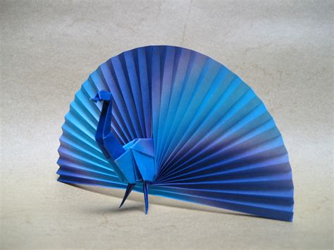 Peacock | Origami paper, two sheets cm 15x15 and 12x12. x | Giovanna ...