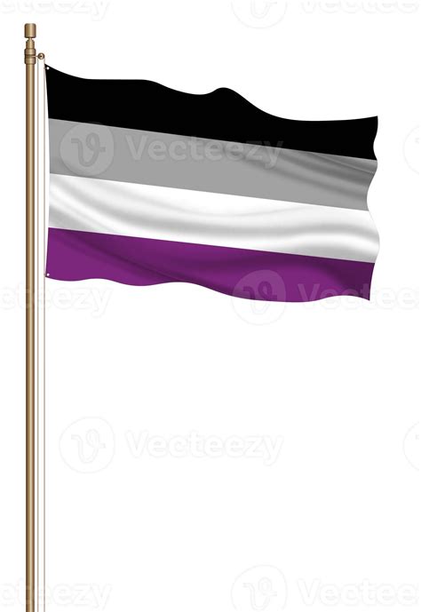 3d illustration Asexual flag 23004731 Stock Photo at Vecteezy