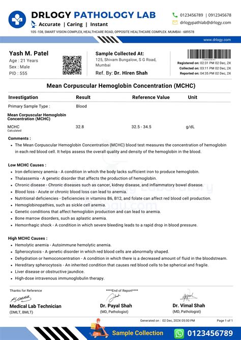 MCHC Blood Test: Price, Normal Range and Results - Drlogy