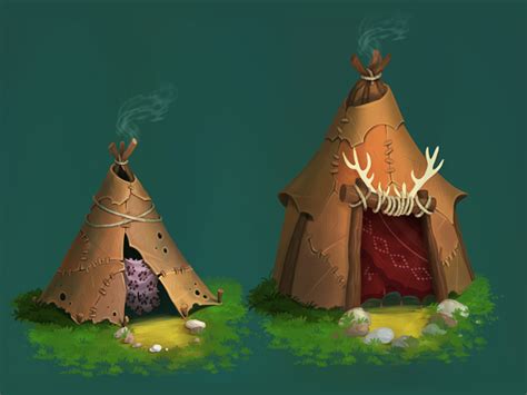 Wigwam day by Viktoria on Dribbble