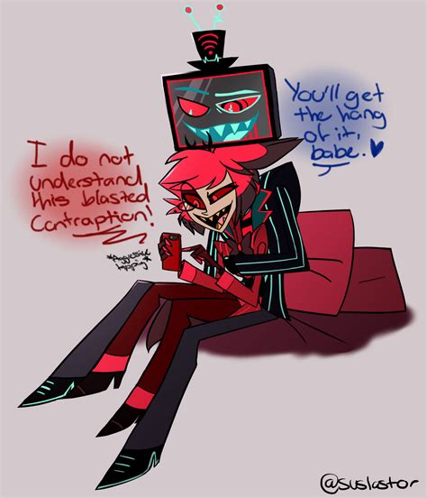 Alastor's Technology Struggle by PrettyBoiAlastor on DeviantArt